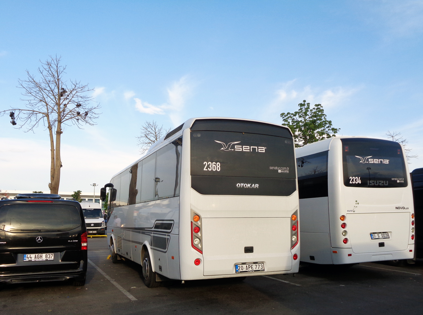 Турция, Otokar Sultan Mega № 2368; Турция, Anadolu Isuzu Novo Lux № 2334