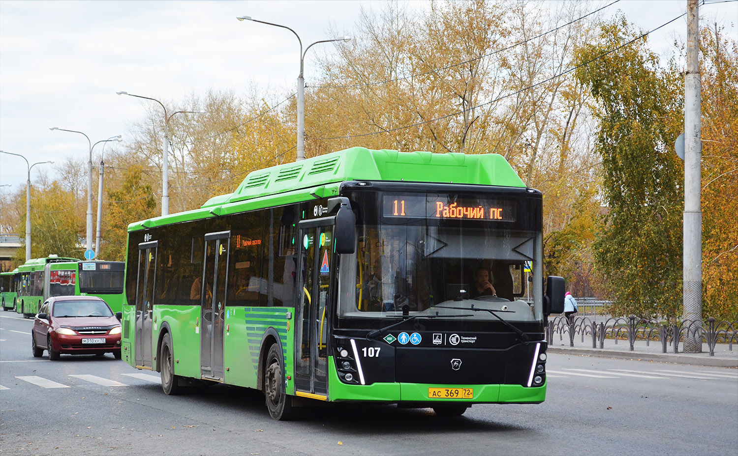 Тюменская область, ЛиАЗ-5292.67 (CNG) № 107