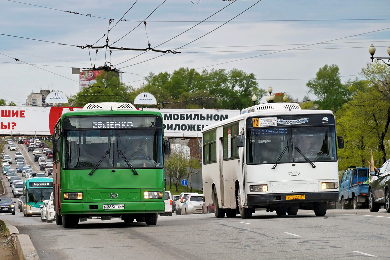 Хабаровский край, Daewoo BS106 Royal City (Busan) № М 283 ВН 27; Хабаровский край, Daewoo BS106 Royal City (Busan) № 5025
