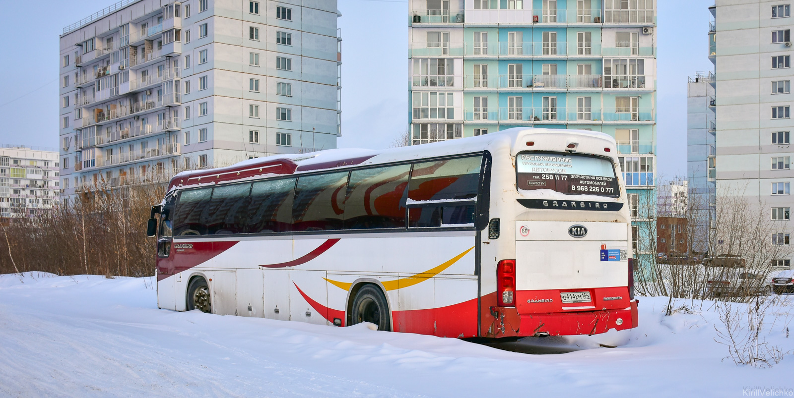 Новосибирская область, Kia Granbird Parkway (КВР) № О 414 ХМ 154