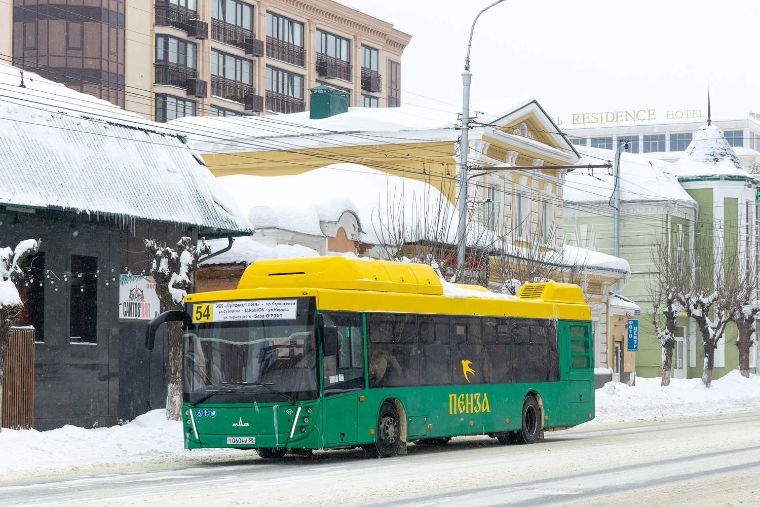 Пензенская область, МАЗ-203.948 № Т 060 НА 58
