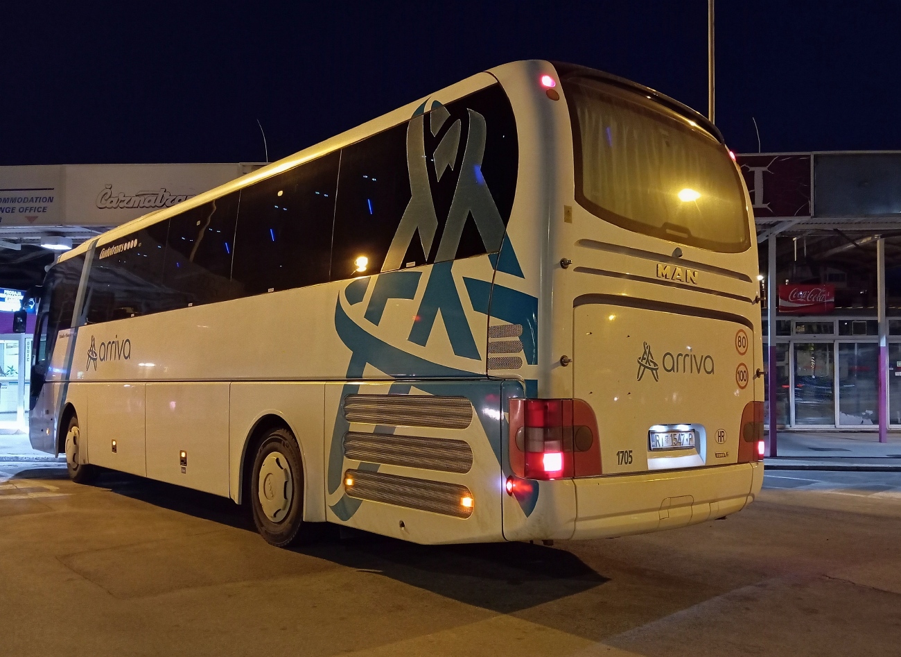 Κροατία, MAN R07 Lion's Coach RHC464 # 1705