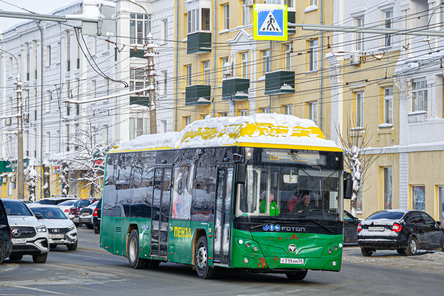Пензенская вобласць, Foton BJ6105C6MCD-1 № Т 719 АМ 58