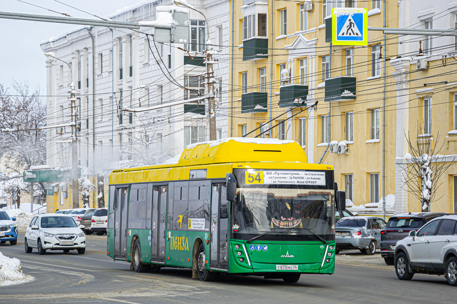 Penza region, MAZ-203.948 Nr. Т 870 МХ 58