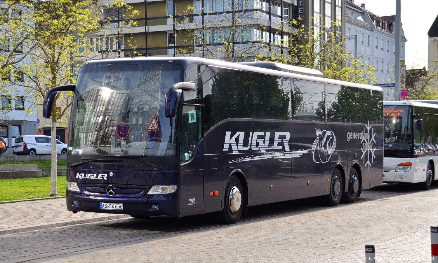 Bayern, Mercedes-Benz Tourismo II M/3 16RHD Nr. AS-EK 650; Bayern &mdash; SEV · Brückensperrungen Pegnitztal Nürnberg — Hersbruck(r Pegnitz) — Pegnitz — Bayreuth · 19.09.2025 — 14.09.2026