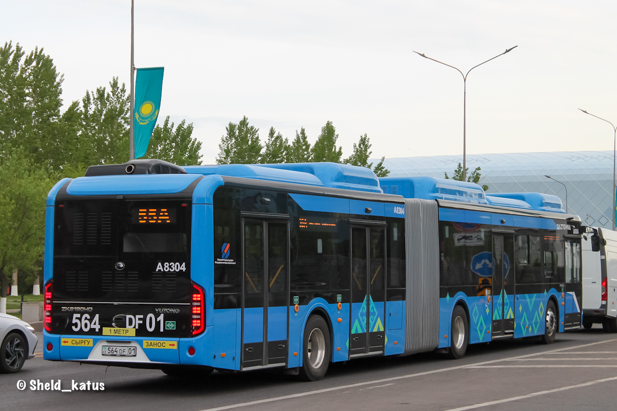 Astana, Yutong ZK6180HG (QazTehna) (CNG) Nr. A8304