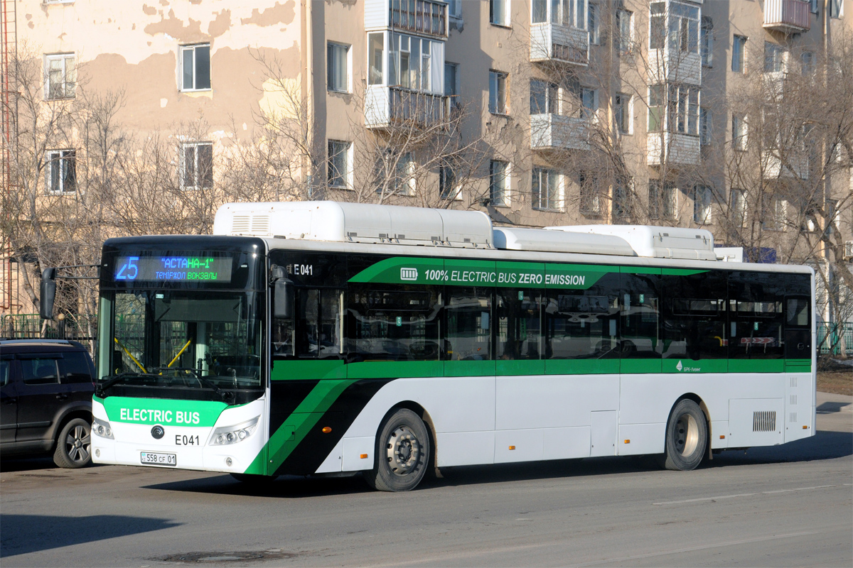 Астана, Yutong E12LF (ZK6128BEVG) (СарыаркаАвтоПром) № E041