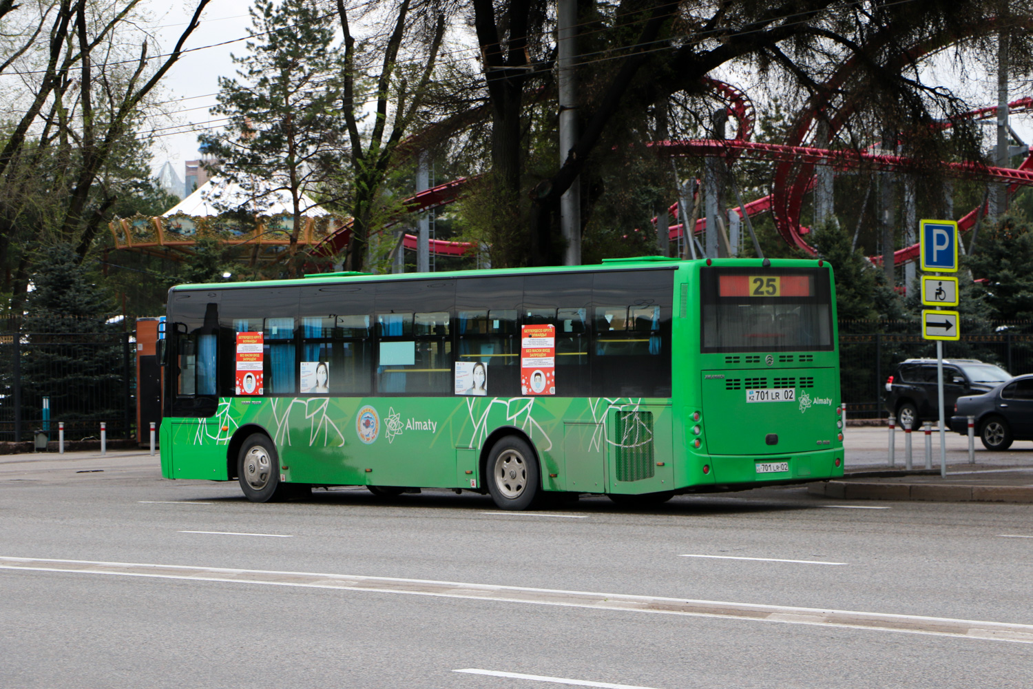 Almaty, Golden Dragon XML6105CR (Hyundai Trans Auto) № 701 LR 02