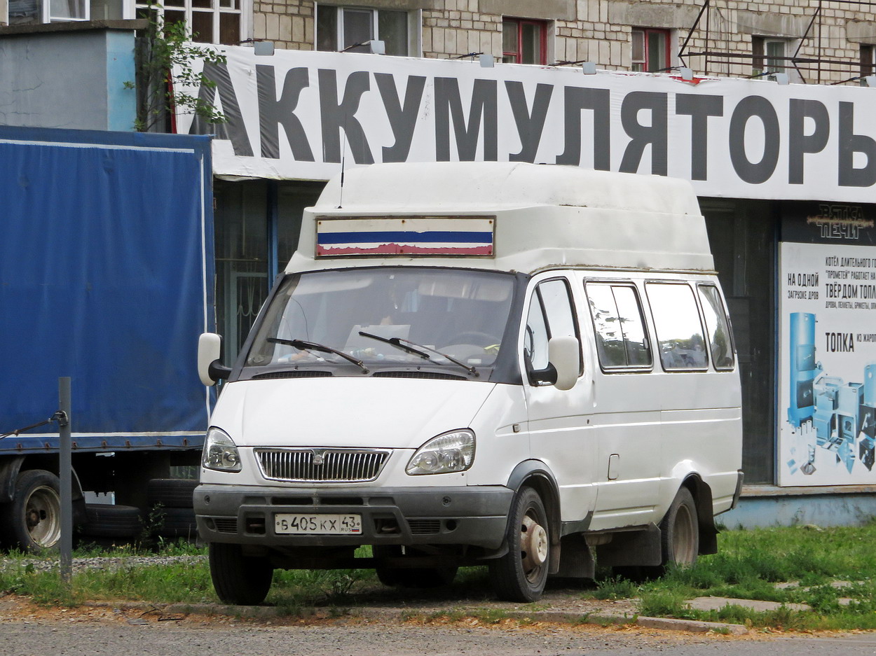 Kirov region, GAZ-322133 (XTH, X96) č. В 405 КХ 43