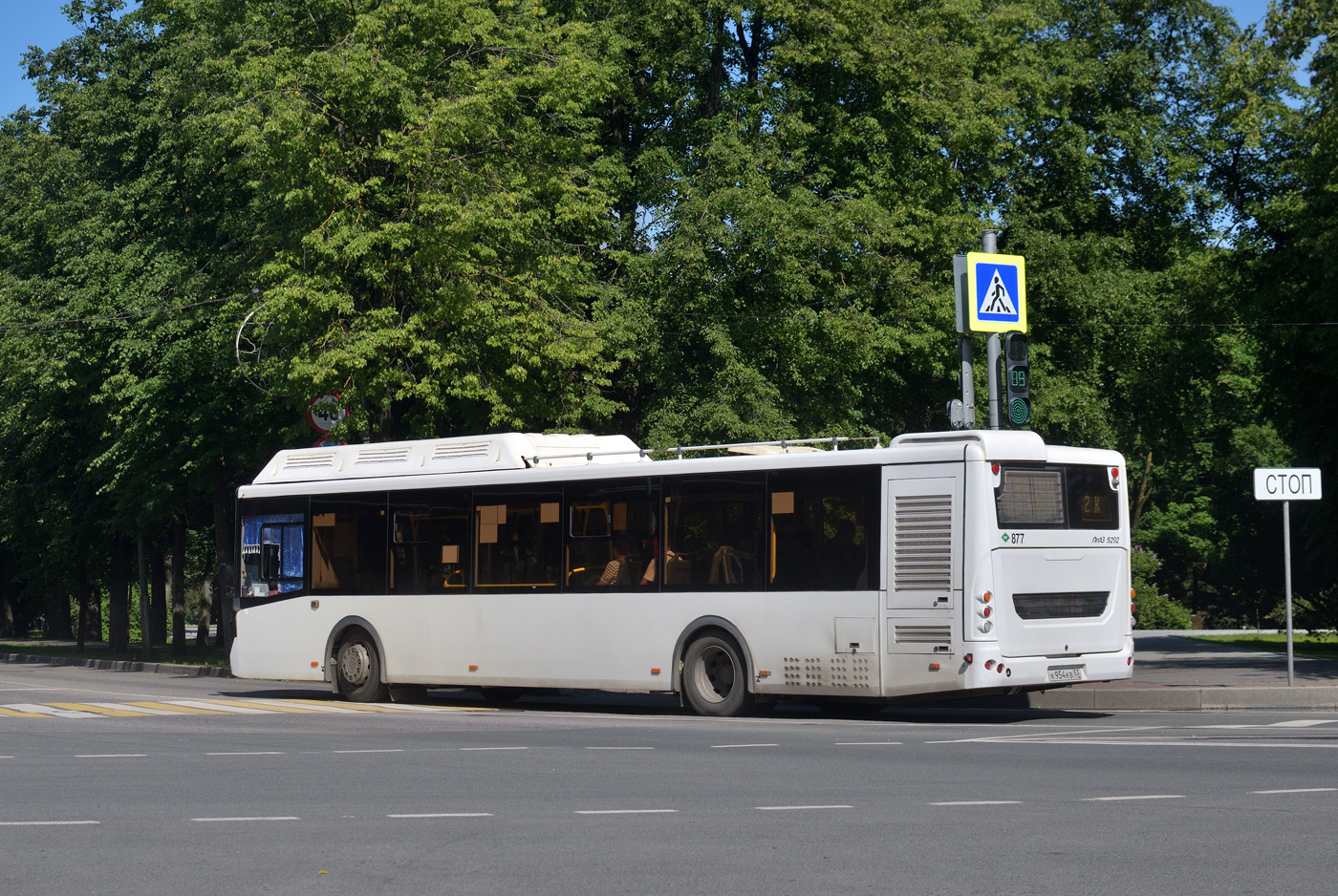 Новгородская область, ЛиАЗ-5292.67 (CNG) № 877
